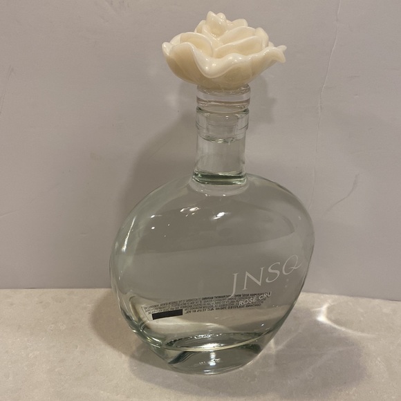 JNSQ Rose Cru Beautiful Empty Bottle Repurpose was wine decanter or bath… - Picture 6 of 14